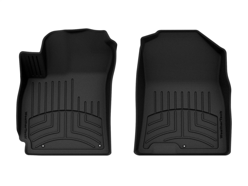 Hyundai Kona Floor Mat Set - Front - WeatherTech - FloorLiner HP - Black - `18-`27