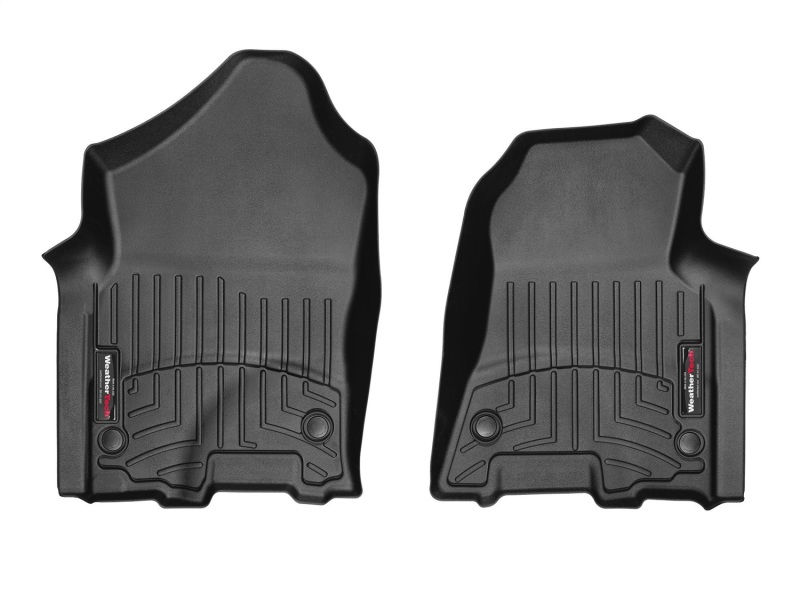 Dodge Ram FloorLiner - Front - WeatherTech - DigitalFit - Black - `19-`27