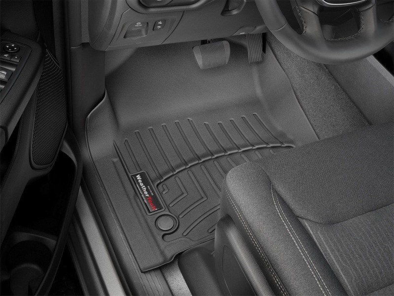 Dodge Ram FloorLiner - Front - WeatherTech - DigitalFit - Black - `19-`27