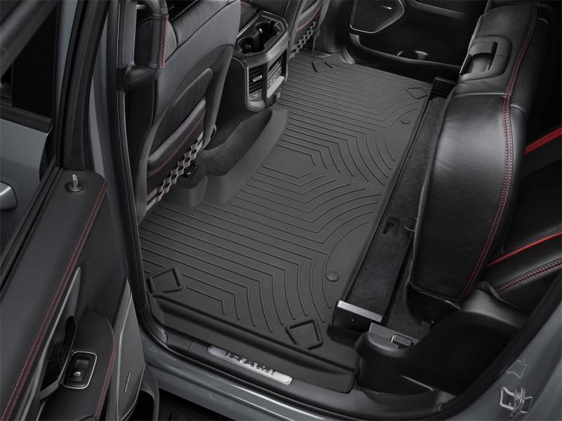 RAM 1500 Floor Mat - Rear - WeatherTech - FloorLiner HP - Black - `19-`27