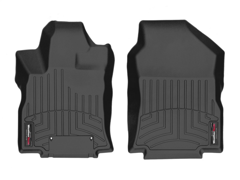 Subaru Ascent FloorLiner - Front - WeatherTech - DigitalFit - Black - `19-`27