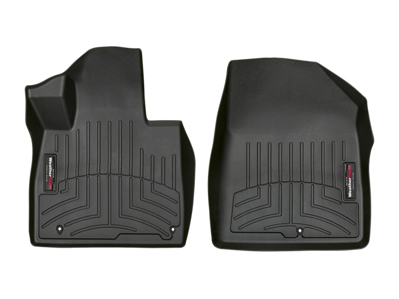 Hyundai Santa Fe FloorLiner - Front - WeatherTech - DigitalFit - Black - `19-`27