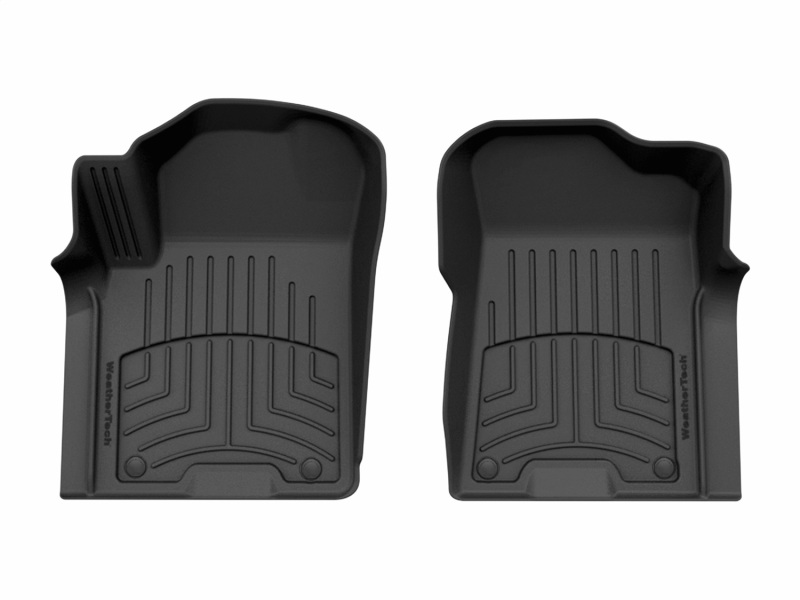 Infiniti QX80 Floor Mat Set - Front - WeatherTech - FloorLiner HP - Black - `19-`24