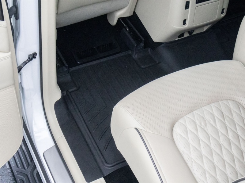 Infiniti QX80 FloorLiner - Rear - WeatherTech - FloorLiner HP - Black - `19-`24