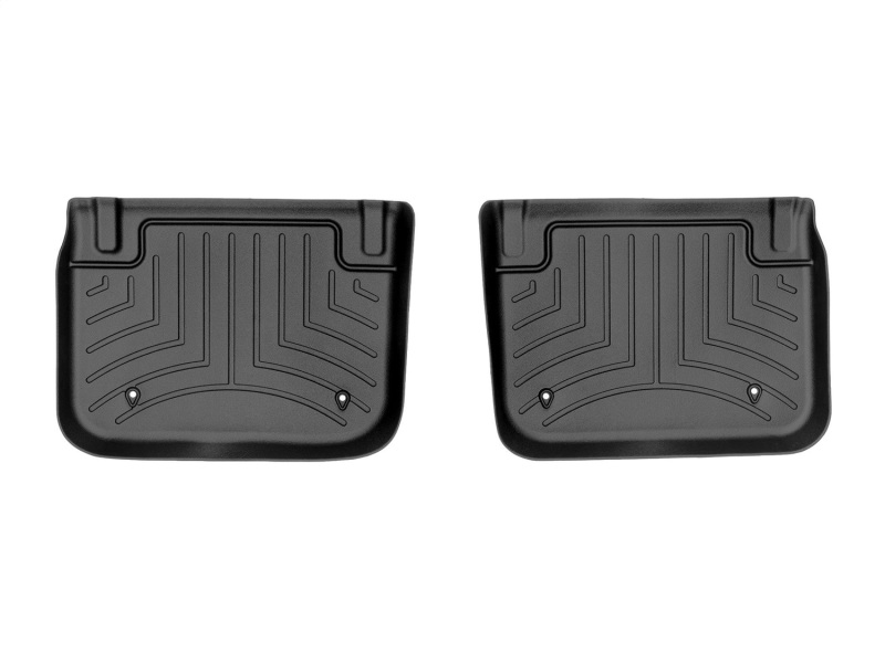 BMW 8 Series Floor Liners - Rear - WeatherTech - FloorLiner DigitalFit (HDTE) - Black - `20-`27