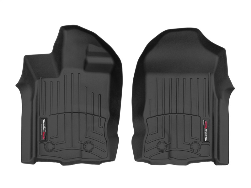 Ford Ranger Floor Mats - Front - WeatherTech - FloorLiner DigitalFit - Black - `19-`27