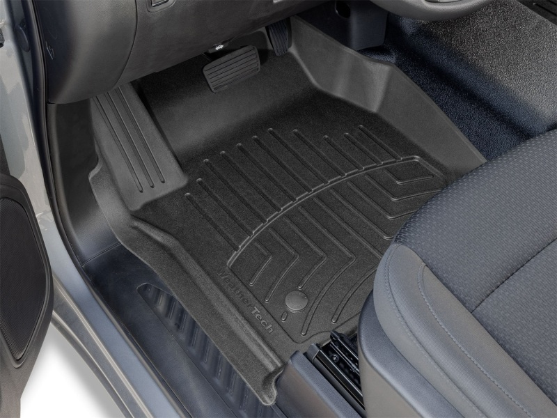 Chevrolet Silverado Floor Mat Set - Front - WeatherTech - FloorLiner HP - Black - `19-`26