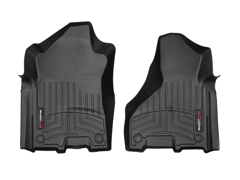 RAM 2500 Floor Mats - Front - WeatherTech - FloorLiner DigitalFit - Black - `19-`27