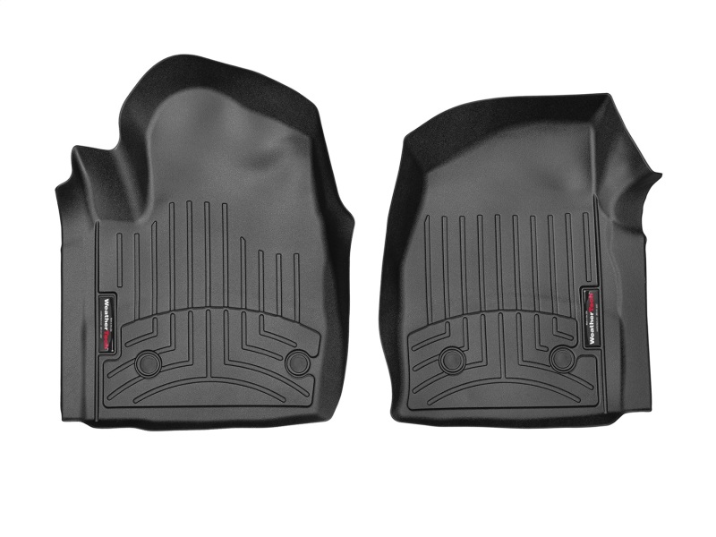 GMC Sierra FloorLiner - Front - WeatherTech - DigitalFit - Black - `19-`27 GMC Sierra FloorLiner - Front - WeatherTech - DigitalFit - Black - `19-`27