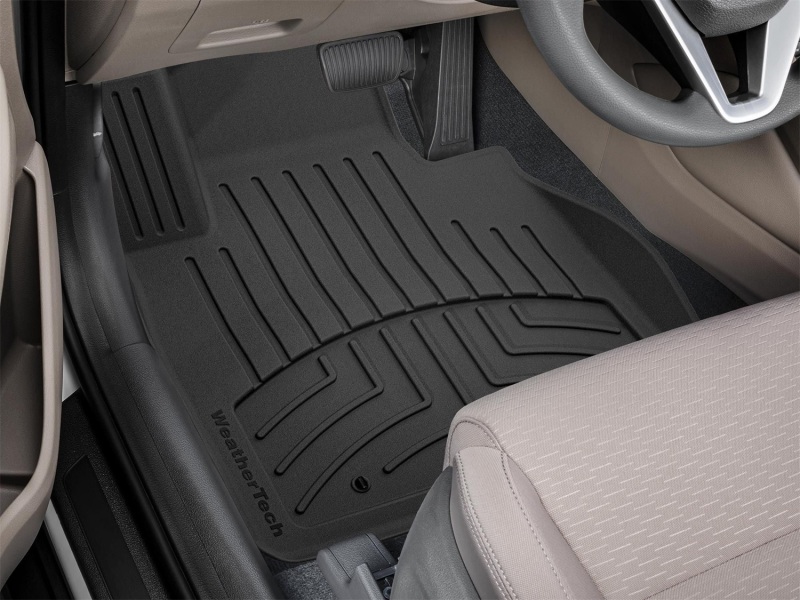 Kia Sportage Floor Mat - Front - WeatherTech - FloorLiner HP - Black - `17-`27