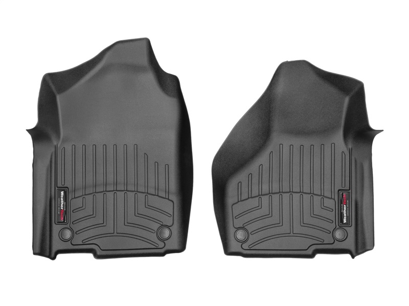 Dodge Ram 3500 FloorLiner - Front - WeatherTech - DigitalFit - Black - `19-`27