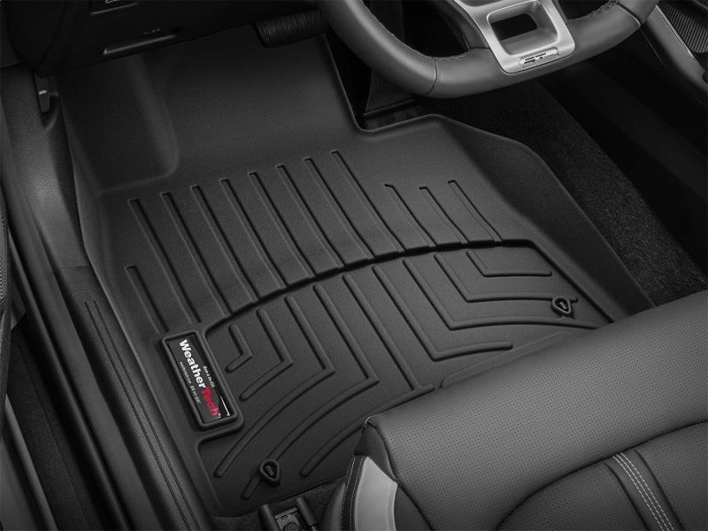 Hyundai Sonata FloorLiner - Front - WeatherTech - DigitalFit - Black - `20-`27