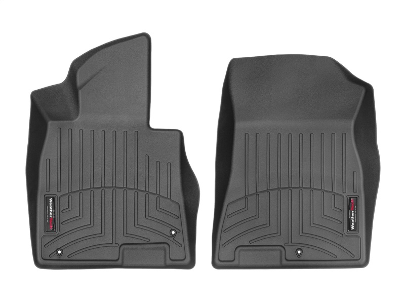 Hyundai Sonata FloorLiner - Front - WeatherTech - DigitalFit - Black - `20-`27