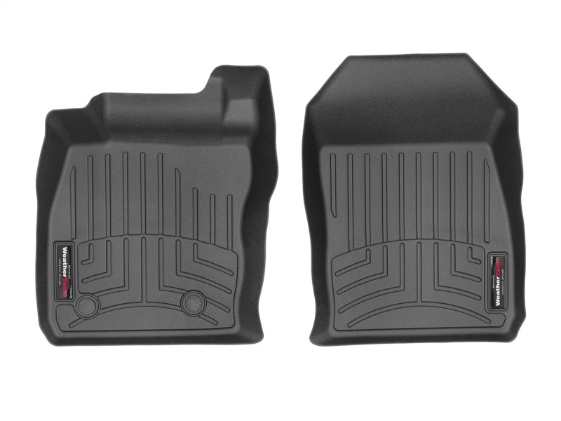 Ford Fiesta FloorLiner - Front - WeatherTech - DigitalFit - Black - `11-`19