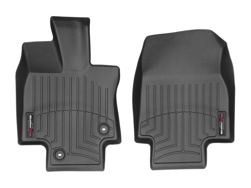 Toyota Highlander FloorLiner - Front - WeatherTech - DigitalFit - Black - `20-`27