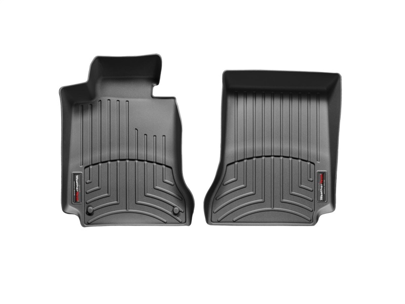 Mercedes-Benz C-Class FloorLiner - Front - WeatherTech - DigitalFit - Black - `08-`13