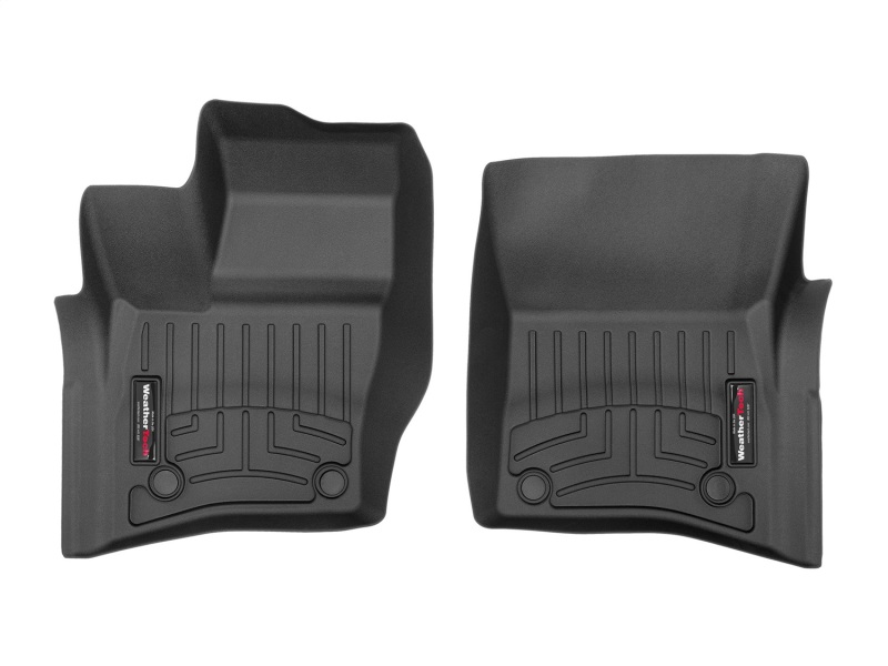 Land Rover Defender Floor Mats - Front - WeatherTech - FloorLiner DigitalFit - Black - `20-`27