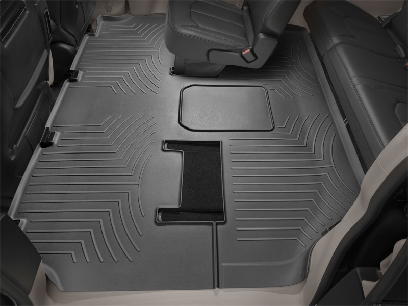 Land Rover Defender Floor Liners - Rear - WeatherTech - FloorLiner DigitalFit - Black - `21-`27