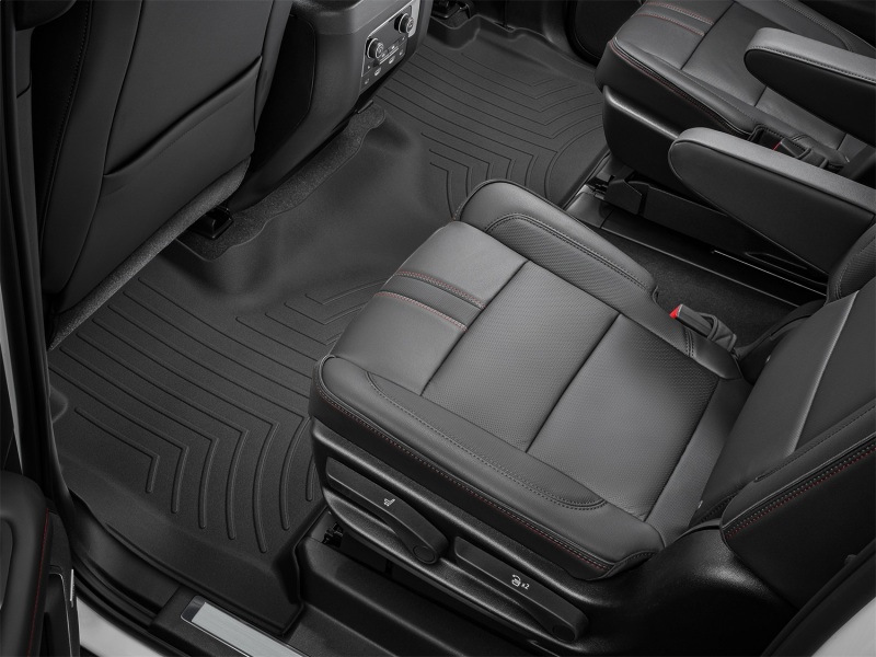 Cadillac Escalade FloorLiner - Rear - WeatherTech - HP - Black - `21-`27