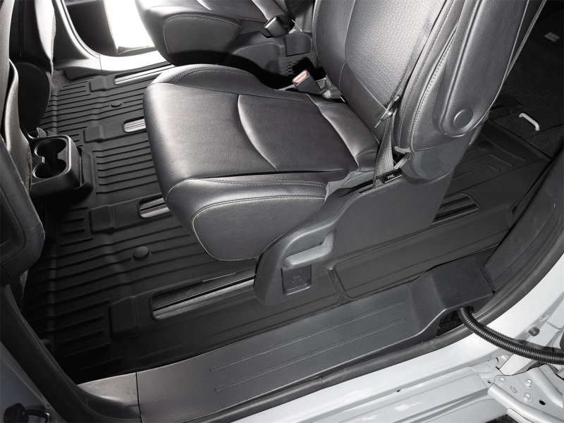 Toyota Sienna Floor Mat Set - Rear + Third Row - WeatherTech - FloorLiner HP - Black - `21-`26