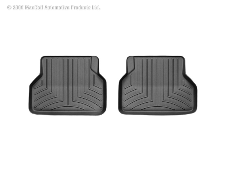 BMW 5 Series FloorLiner - Rear - WeatherTech - DigitalFit - Black - `04-`10