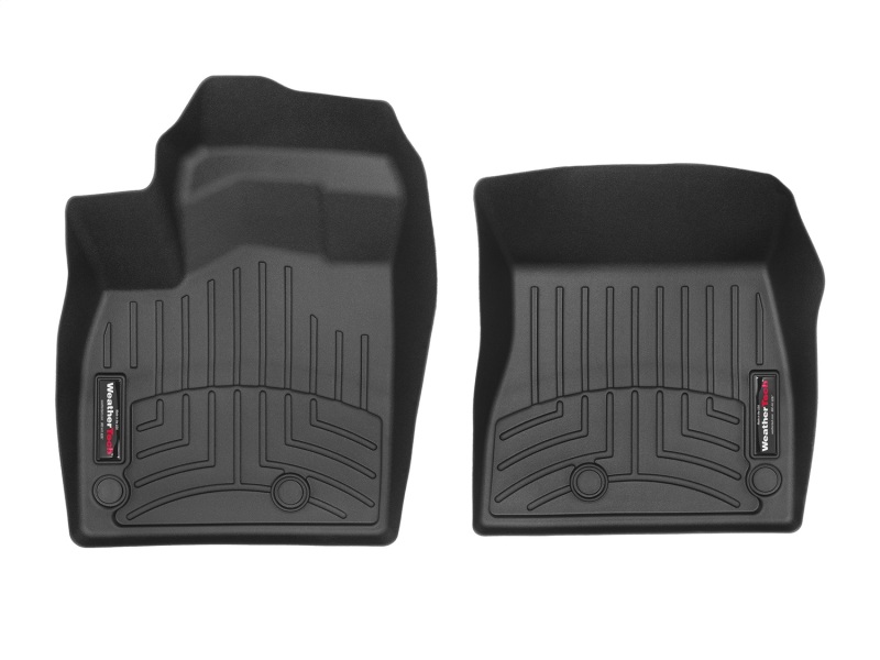 Nissan Rogue Floor Mats - Front - WeatherTech - FloorLiner DigitalFit - Black - `21-`27