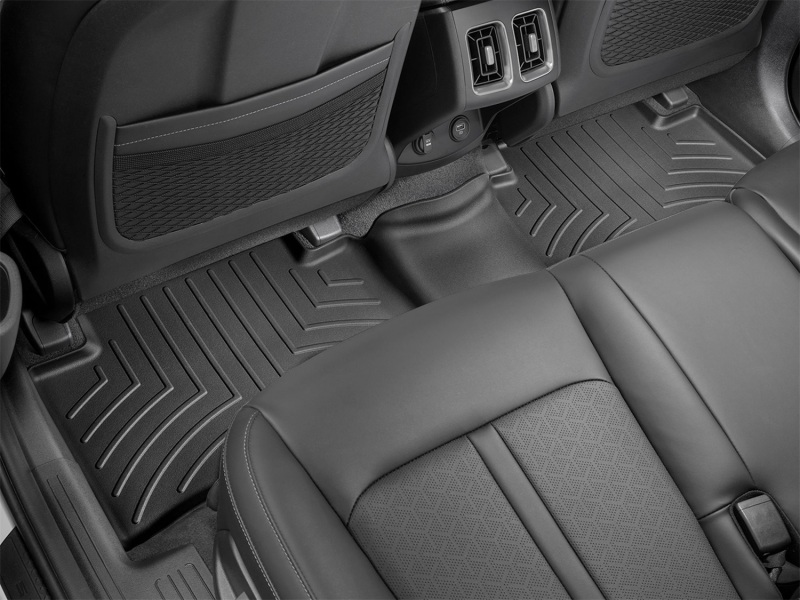 Kia Sorento Floor Mat Set - Rear - WeatherTech - DigitalFit - Black - `21-`27