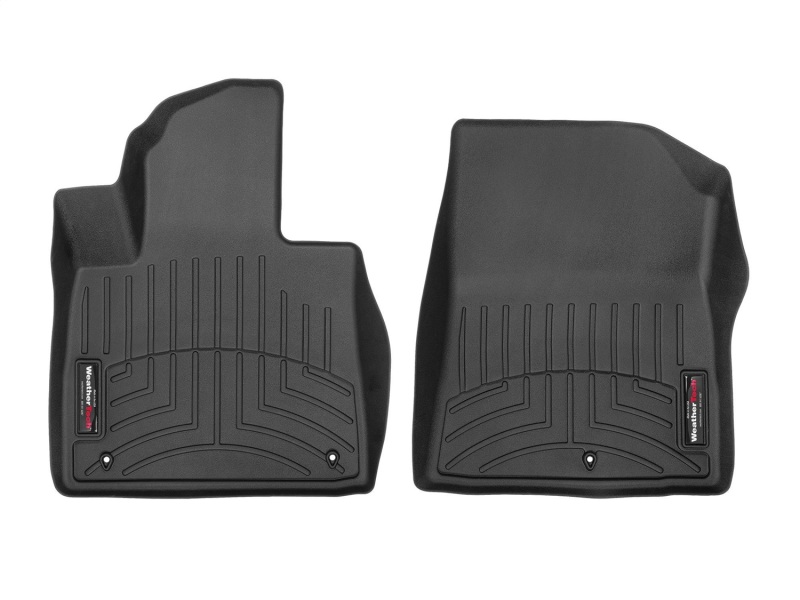 Hyundai Santa Fe FloorLiner - Front - WeatherTech - DigitalFit - Black - `21-`27