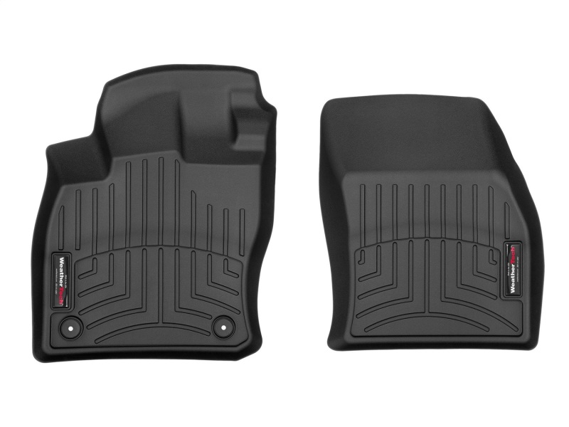 Volkswagen Taos FloorLiner - Front - WeatherTech - DigitalFit - Black - `22-`27