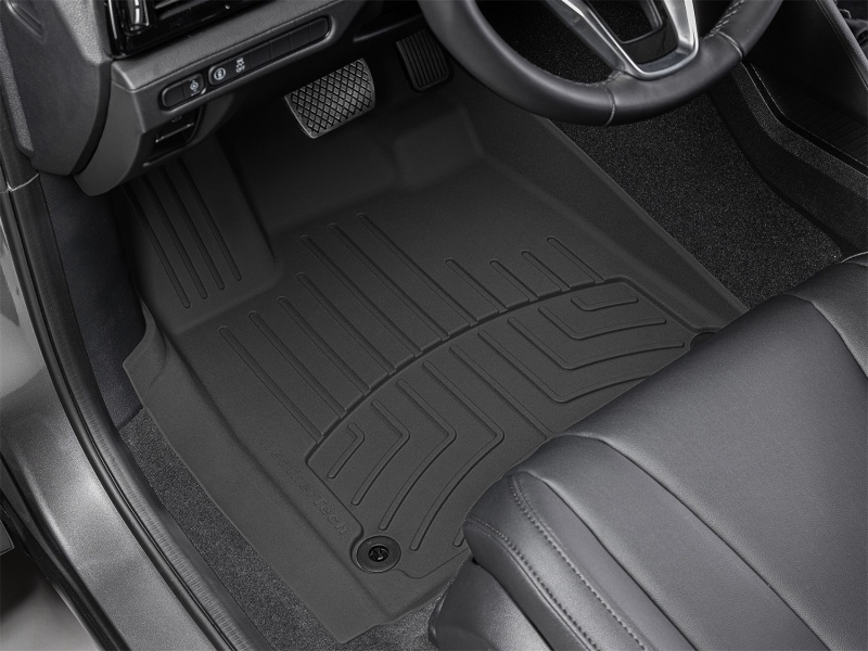 Acura MDX Floor Mat Set - Front - WeatherTech - FloorLiner HP - Black - `22-`25