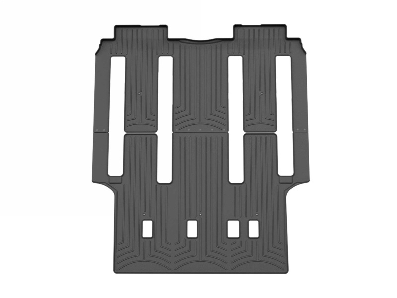 Kia Carnival Floor Mat Set - Rear - WeatherTech - FloorLiner HP - Black - `22-`25