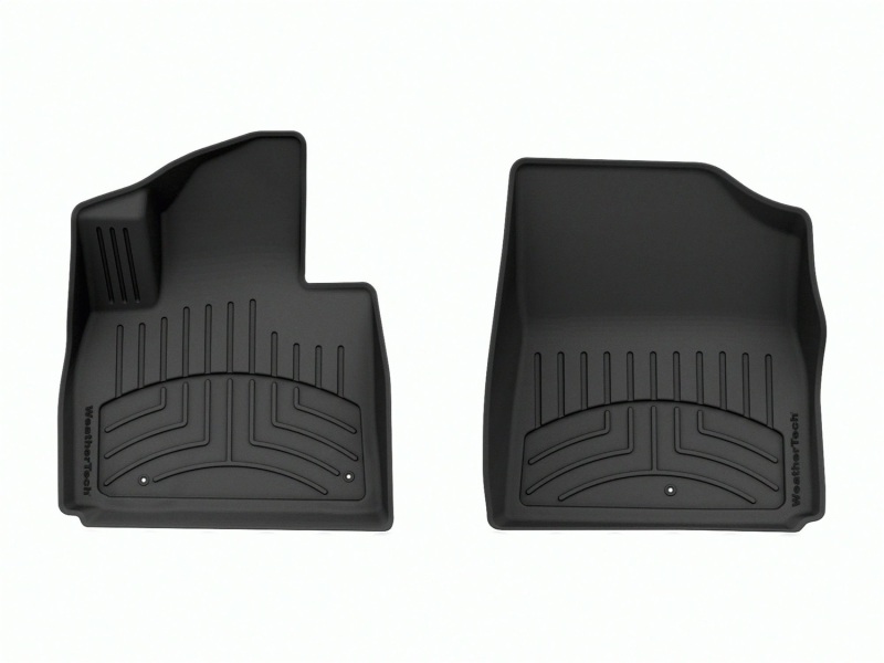 Hyundai Santa Fe Hybrid Floor Mat Set - Front - WeatherTech - FloorLiner HP - Black - `21-`27
