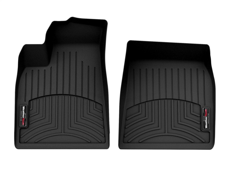 Tesla Model X FloorLiner - Front - WeatherTech - DigitalFit - Black - `21-`27