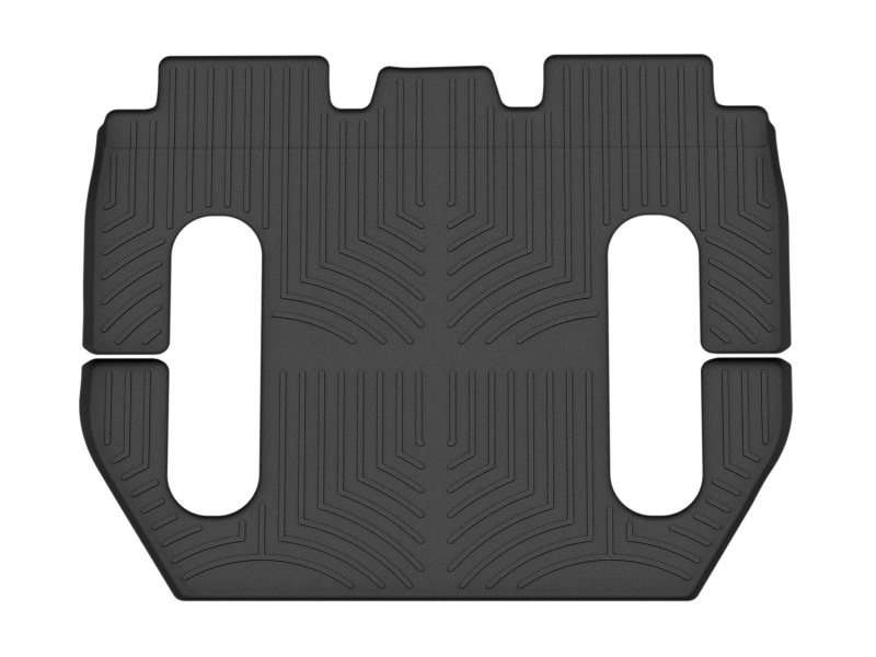 Tesla Model X Floor Mats - Rear - WeatherTech - DigitalFit - Black - `21-`27