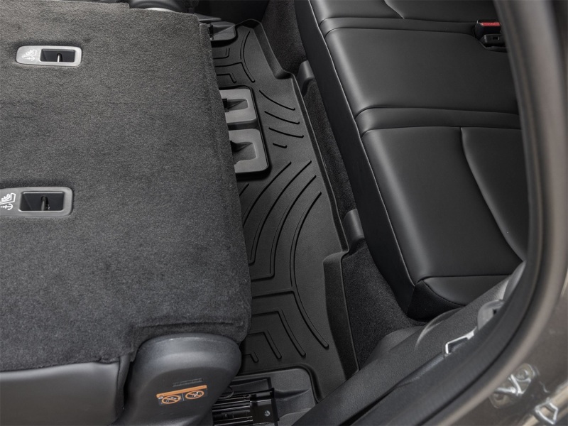 Infiniti QX60 Floor Mat Set - Rear - WeatherTech - FloorLiner HP - Black - `22-`26