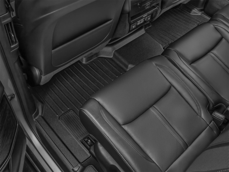Jeep Wagoneer Floor Mats - Rear - WeatherTech - DigitalFit - Black - `22-`27