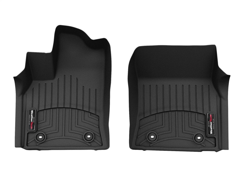 Toyota Tundra Floor Liner - Front - WeatherTech - DigitalFit - Black - `22-`27