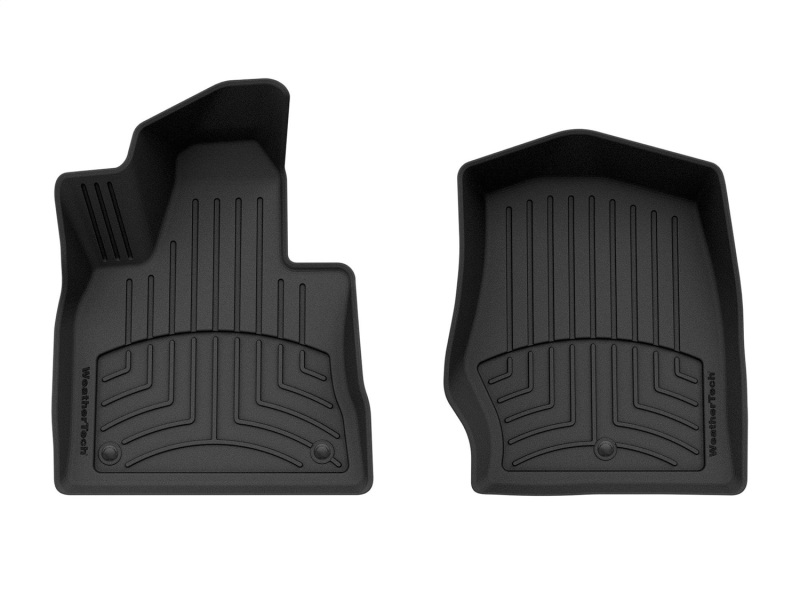 Ford Explorer Floor Mat Set - Front - WeatherTech - FloorLiner HP - Black - `22-`27