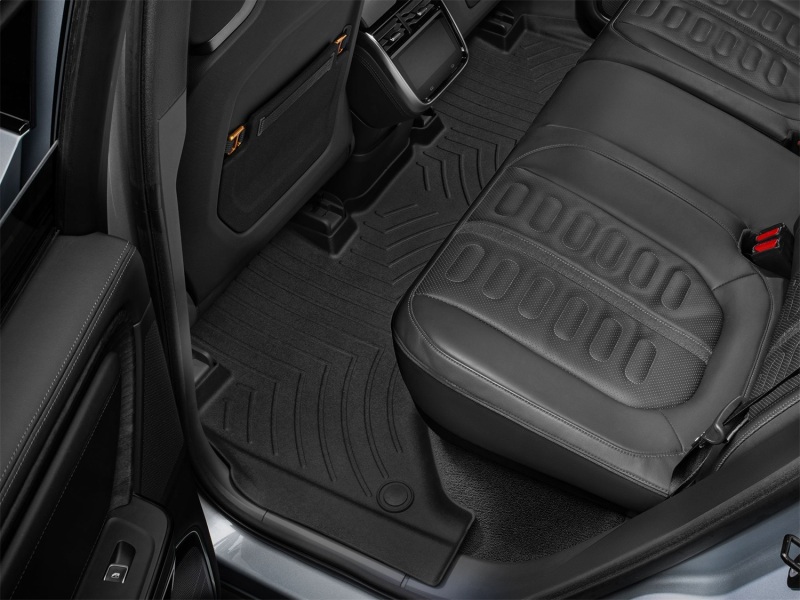 Rivian R1T FloorLiner - Rear - WeatherTech - DigitalFit - Black - `22-`27