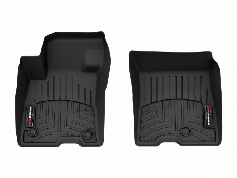 Ford Maverick Hybrid FloorLiner - Front - WeatherTech - DigitalFit - Black - `22-`27