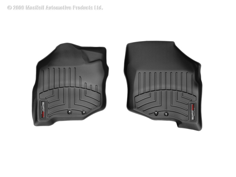 Honda Fit FloorLiner - Front - WeatherTech - DigitalFit - Black - `07-`08