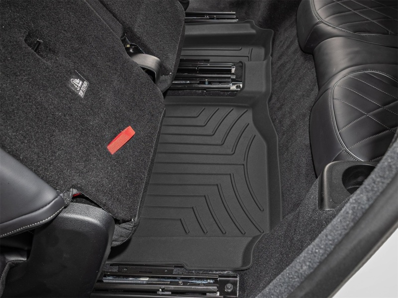 Mercedes-Benz EQS SUV Floor Mat Set - Rear - WeatherTech - FloorLiner HP - Black - `23-`25