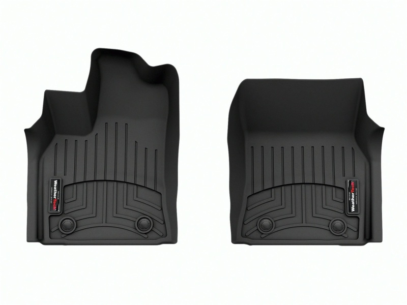 Toyota Sequoia FloorLiner - Front - WeatherTech - DigitalFit - Black - `23-`27