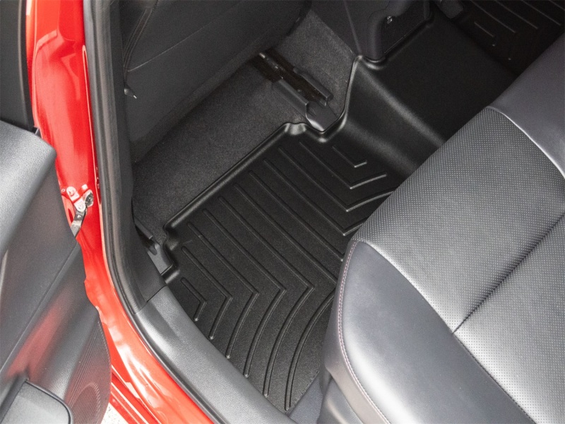 Toyota Prius Prime FloorLiner - Rear - WeatherTech - DigitalFit - Black - `23-`24