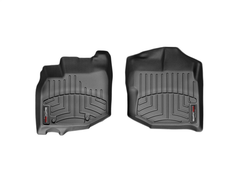 Honda Fit FloorLiner - Front - WeatherTech - DigitalFit - Black - `09-`13