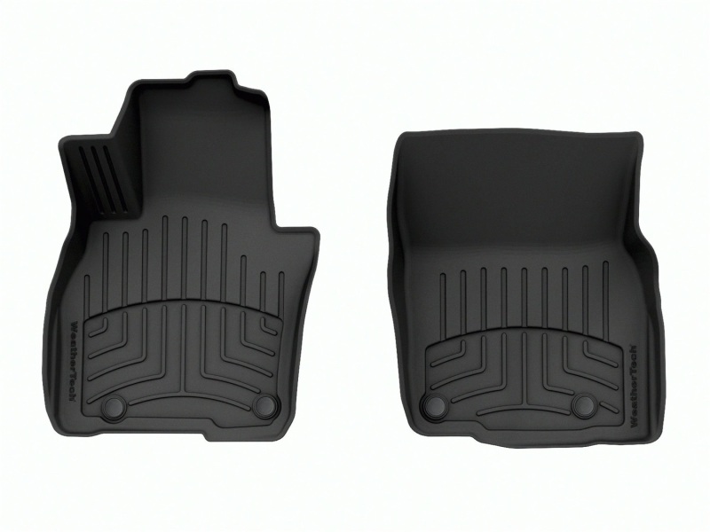 Mazda CX-90 Floor Mat Set - Front - WeatherTech - FloorLiner HP - Black - `24-`27