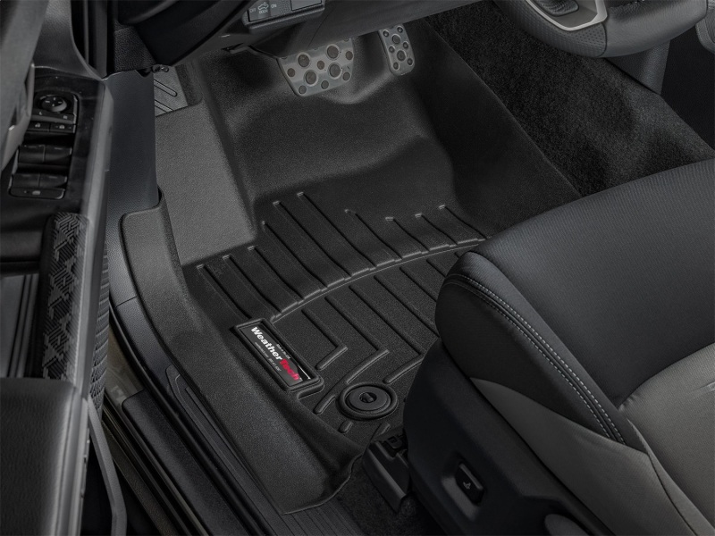 Toyota Tacoma FloorLiner - Front - WeatherTech - DigitalFit - Black - `24-`26