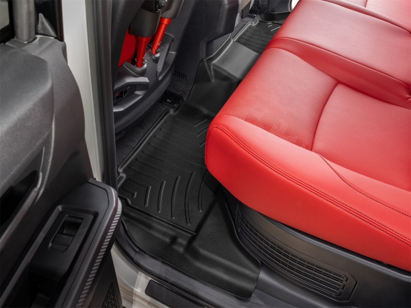 Toyota Tacoma FloorLiner - Rear - WeatherTech - DigitalFit - Black - `24-`26