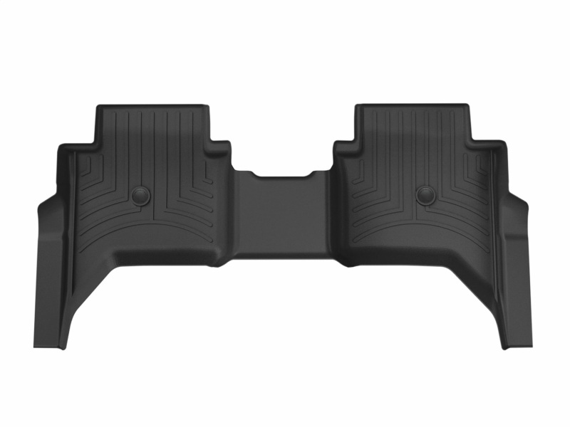 Ford Ranger Floor Mats - Rear - WeatherTech - FloorLiner DigitalFit - Black - `24-`26
