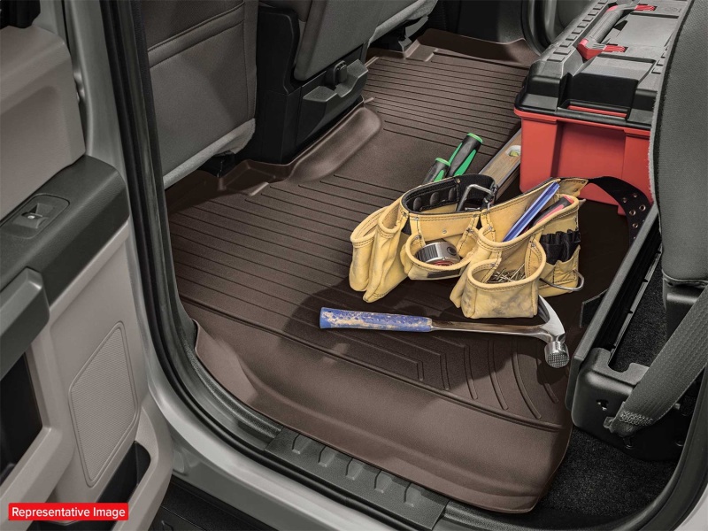 Ineos Grenadier Quartermaster FloorLiner - Rear - WeatherTech - DigitalFit - Black - `24-`25